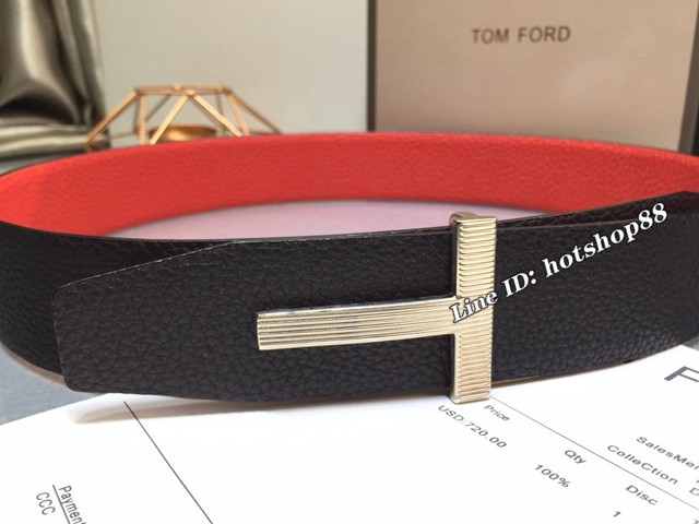 TOM FORD商務男士皮帶 湯姆福特雙面小牛皮腰帶  jjp1880